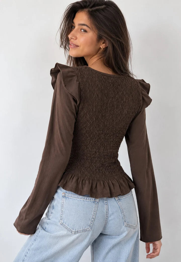 BLUSA CORMETI TEEN FRUNCIDO