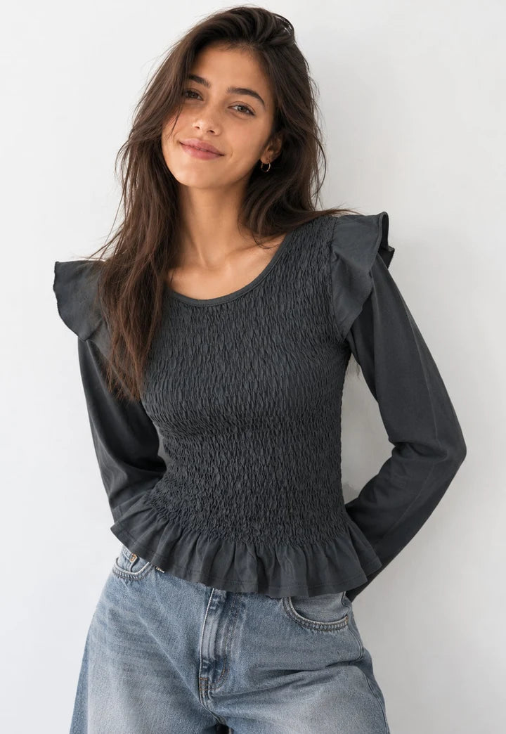 BLUSA CORMETI TEEN FRUNCIDO